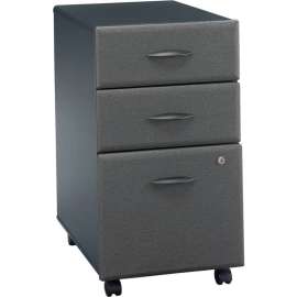 Bush Furniture Three Drawer File (Assembled) - Gray - Series A