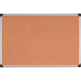 MasterVision Maya Cork Bulletin Board, 18" X 24", Aluminum Frame