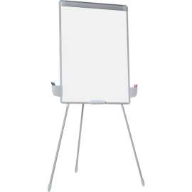 MasterVision Melamine Dry-Erase Tri-Pod Presentation Easel with Pen Accessory Cups, 29.5" X 42"