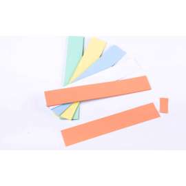 MasterVision Data Card Replacement Inserts, Assorted Colors, Accessories, 1" X 2", 1000 pack