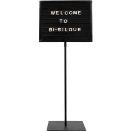 MasterVision Magnetic Letter Board Stand, 18" X 24", Black