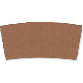 Boardwalk Cup Sleeves, Fits 10 - 20 oz Hot Cups, Kraft, 1,200/case