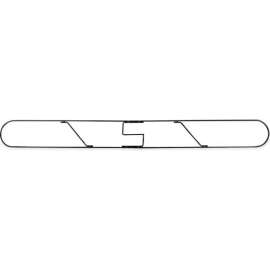 Boardwalk Clip-On Dust Mop Frame, 48 x 5, Zinc Plated