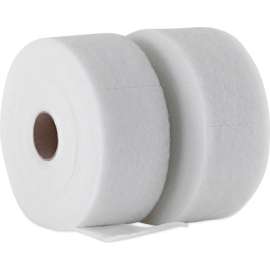 Boardwalk TrapEze Disposable Dusting Sheets, 5" x 125 ft, White, 250 Sheets/Roll, 2 Rolls/Case