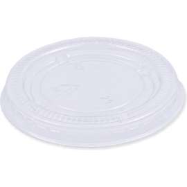 Boardwalk Souffle/Portion Cup Lids, Fits 2 oz Portion Cups, Clear, 2,500/case