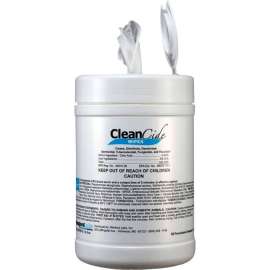 CleanCide Disinfecting Wipes - 160 Wipe/Canister, 12 Canisters/Case