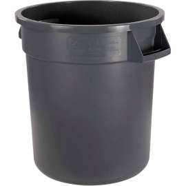 Carlisle Bronco Round Waste Container, 44 Gallon, Gray - 34104423