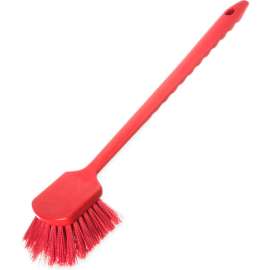 Carlisle Sparta 20 in. Utility Scrub Brush with Polyester Bristles, Red