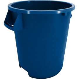 Carlisle Bronco Round Waste Container 10 Gallon, Blue - 84101014