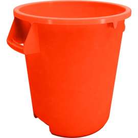 Carlisle Bronco Round Waste Container 20 Gallon, Orange - 84102024