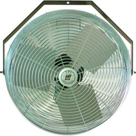 TPI 12" Industrial Workstation Wall Mount Fan, 900 CFM, 1/12 HP