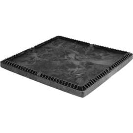 Buckhorn TS4845030010000 Folding Bulk Shipping Container Lid - 48"L x 45"W Black