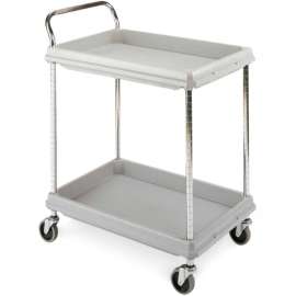Metro Utility Cart w/2 Shelves, 300 lb. Capacity, 32"L x 21-1/2"W x 41"H, Gray