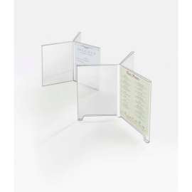 Cal-Mil 575 Classic 3-Wing Tabletop Cardholder 4"W x 4"D x 6"H