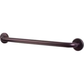 CSI Bathware 36" Straight Grab Bar, Stainless Steel - 1-1/4"Dia, Oil Rub Bronze - BAR-SB36-TW-125-OB