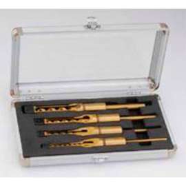 Delta 17-005 4 Pc. Professional Mortising Chisel & Bit Set For 14-651 Bench Mortiser
