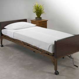 Drive Medical Hospital Bed Bedding in a Box, 80"L x 36"W x 6", Cotton and Polyester, White