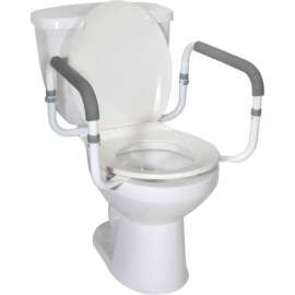 Drive Medical Toilet Safety Rail RTL12087, White