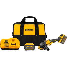 DeWALT FLEXVOLT 60V MAX Cordless Grinder W/Brake Kit & 2 Batteries, Brushless, 4.5"-6"