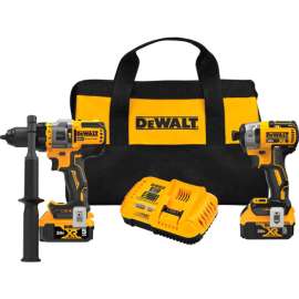 Dewalt DCK2100P2 20V MAX Cordless-Brushless, Hammer Drill/Driver Kit with FLEXVOLT Advantage™