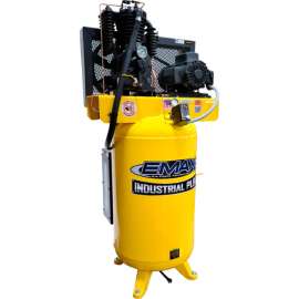 EMAX ESP05V080I3, 5HP, Two-Stage Compressor, 80 Gallon, Vert., 175 PSI, 19 CFM, 3-Phase 208-230/460V