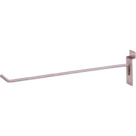 12" Hook for Slatwall - Satin Nickel