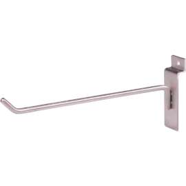 8" Hook for Slatwall - Satin Nickel