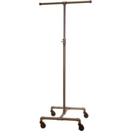 Econoco, 2 Way Rack, PS2WADJ, 21"W x 44"-72"H x 21"D, Anthracite Grey
