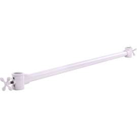 Econoco, Pipeline 41 in. W x 1.25 in. H Gloss White Hangbar for Garment Rack