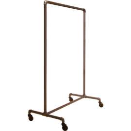 Econoco, Non-Adjustable Ballet Rack, PSBB, 51"W x 64"H x 23 3/8"D, Anthracite Grey