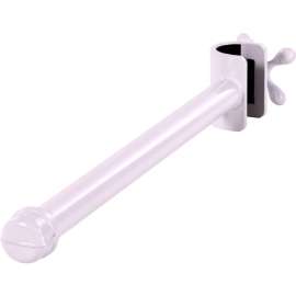 Econoco, Pipeline 16 in. L Gloss White Add-On Arm for Garment Racks
