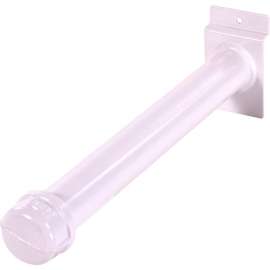 Econoco, Pipeline 10 in. L Gloss White Slatwall Faceout