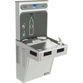 Elkay EMABFDWSSK EZH2O Non Refrigerated Water Bottle Refilling Station W/Single ADA Fountain SS