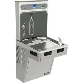 Elkay LMABF8WSLK EZH2O Water Bottle Refilling Station, Single ADA Cooler,Filtered, Refrig,Light Gray