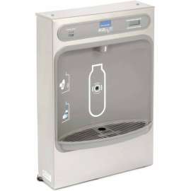 Elkay EZH2O Stainless Steel Water Bottle Refilling Station w/ Filter, Surface Mount