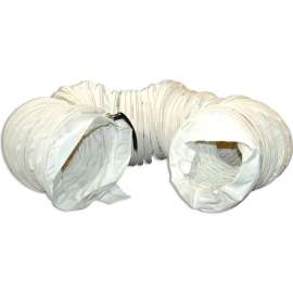 Heatstar 12" Dia. Flexible Heat Duct For Indirect Heaters, 25'L, White