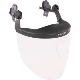 Ergodyne 8994 Hard Hat Face Shield For Cap-Style & Safety Helmet, Clear