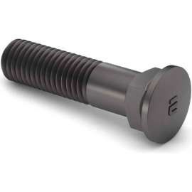 7/8-9 x 3-1/4" Plow Bolt - #3 Domed Head - Grade 8 - Partial Thread - UNC - Steel - Plain - Pkg of 5