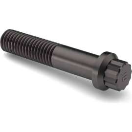 5/8-11 x 3-1/2" 12 Point Flange Screw - 170M PSI - Steel - Plain - Partial Thread - UNC - Pkg of 5