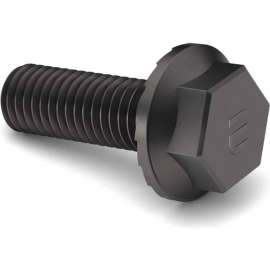 1/2-13 x 1" Hex Serrated Flange Locking Screw - 120M PSI - Steel - Zinc Clear - UNC - Pkg of 10