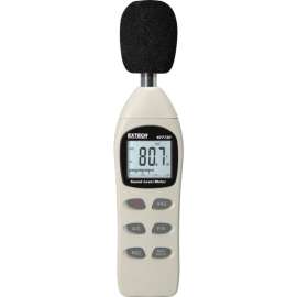 Extech 407730 Digital Sound Level Meter, Plastic, 4 AAA batteries