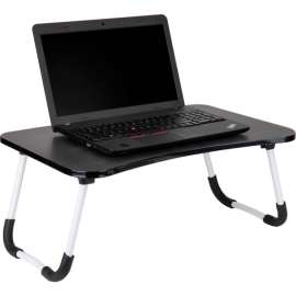 Mind Reader Foldable Laptop Bed Study Tab, Black