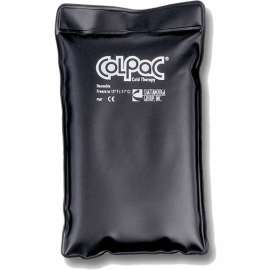 ColPaC Heavy-Duty Black Urethane Reusable Cold Pack, Half Size 6-1/2" x 11", 12/PK
