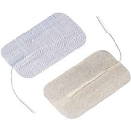 Dura-Stick Premium Electrodes, 2" x 3.5" Rectangle, Stainless Steel Mesh, 40/Case