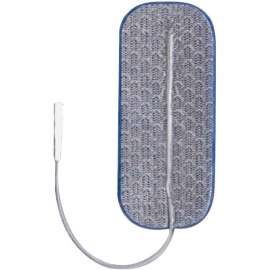 Dura-Stick Premium Electrodes, 1.5" x 3.5" Rectangle, Stainless Steel Mesh, Blue Gel, 40/Case