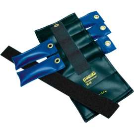 Pouch Adjustable Wrist and Ankle Weight, 5 lb., Black, 1 Set