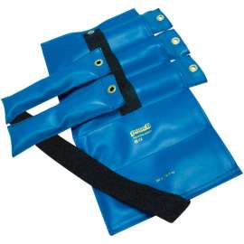 Pouch Adjustable Wrist and Ankle Weight, 20 lb., Blue, 1 Set