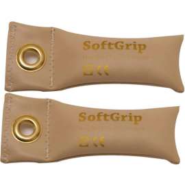CanDo SoftGrip Hand Weight, 0.5 lb., Tan, 1 Pair