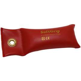 CanDo SoftGrip Hand Weight, 1.5 lb., Red