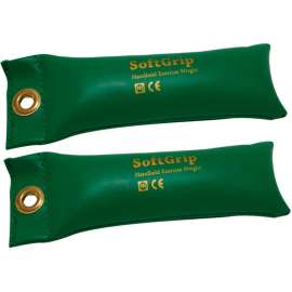 CanDo SoftGrip Hand Weight, 2 lb., Green, 1 Pair